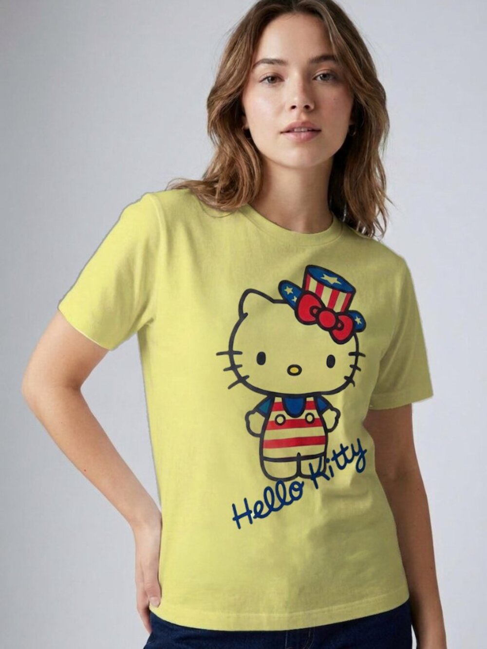 UNIQLO - Uniqlo X Sanrio July 4th Uncle Sam Hello Kitty Tshirt - W -  077869